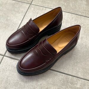 Maroon Sezane Loafers